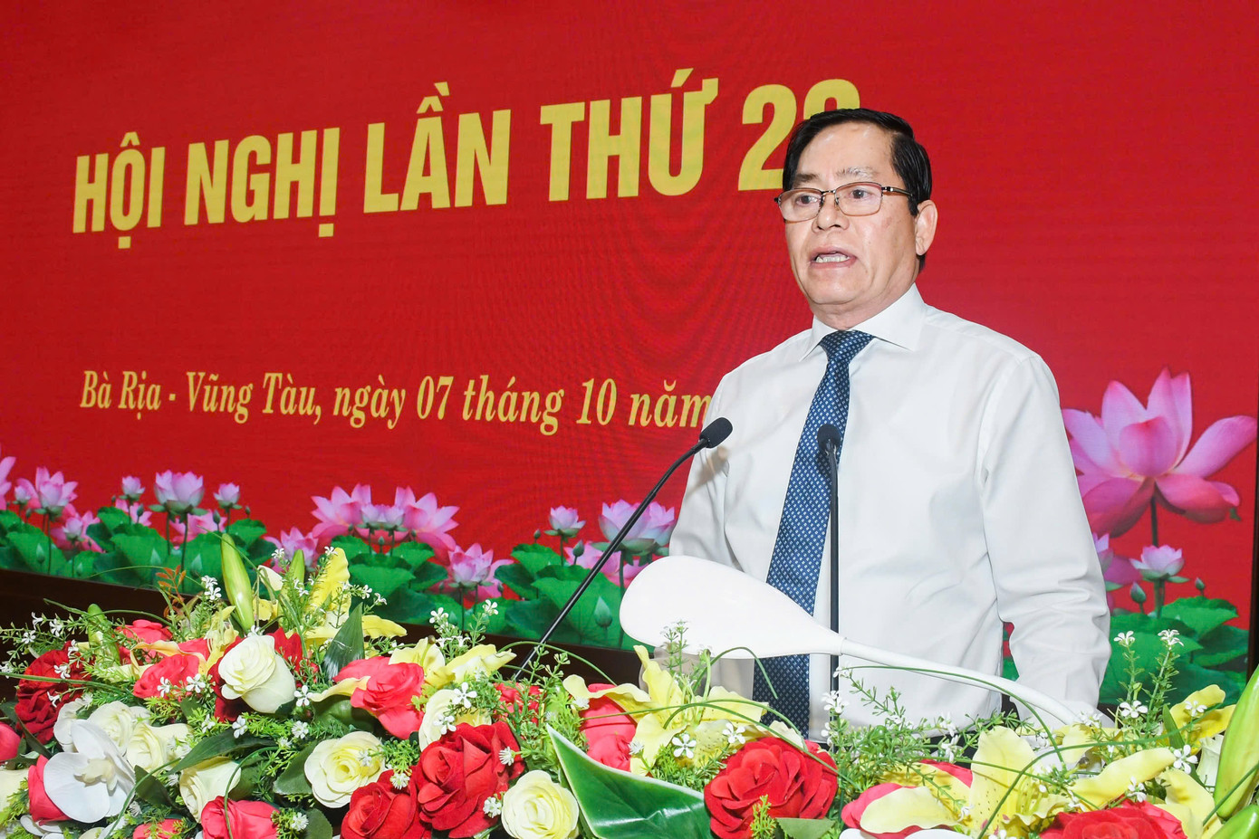 Ông Phạm Viết Thanh phát biểu tại hội nghị. Ảnh: Báo Bà Rịa - Vũng Tàu. Ông Phạm Viết Thanh phát biểu tại hội nghị. Ảnh: Báo Bà Rịa - Vũng Tàu.