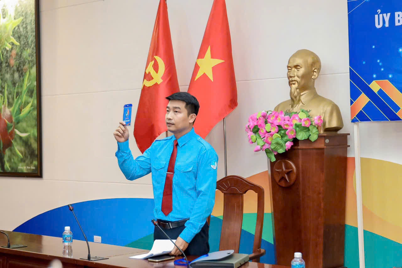 Anh Thái Thành Bi tái cử Chủ tịch Hội LHTN Việt Nam tỉnh Bình Thuận khóa VII, nhiệm kỳ 2024-2029.