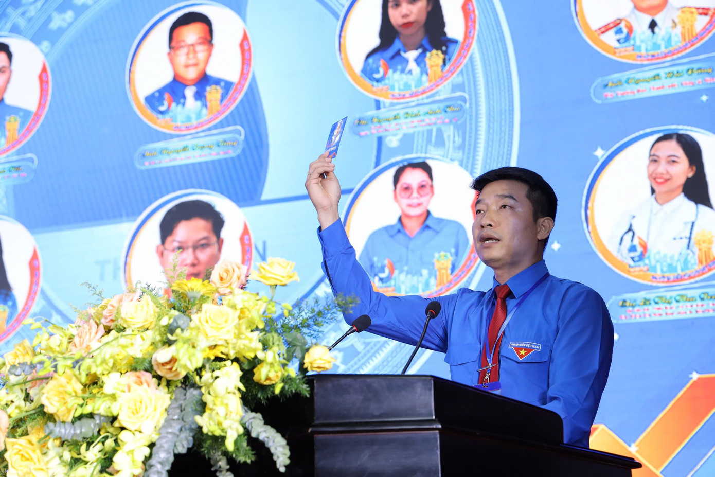 Anh Thái Thành Bi - tân Chủ tịch Hội LHTN tỉnh Bình Thuận khóa VII.