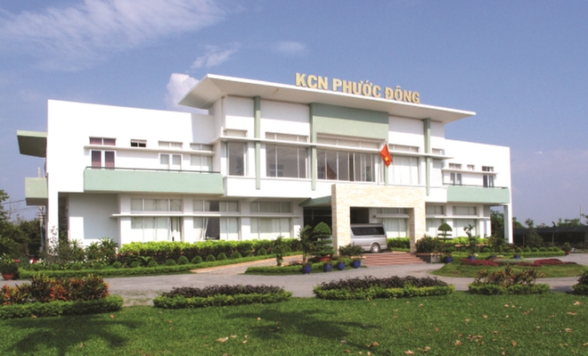 Công ty CP Đầu tư Sài Gòn VRG là chủ đầu tư Khu công nghiệp Phước Đông, đã vượt kế hoạch doanh thu năm 7% và lợi nhuận 14%.