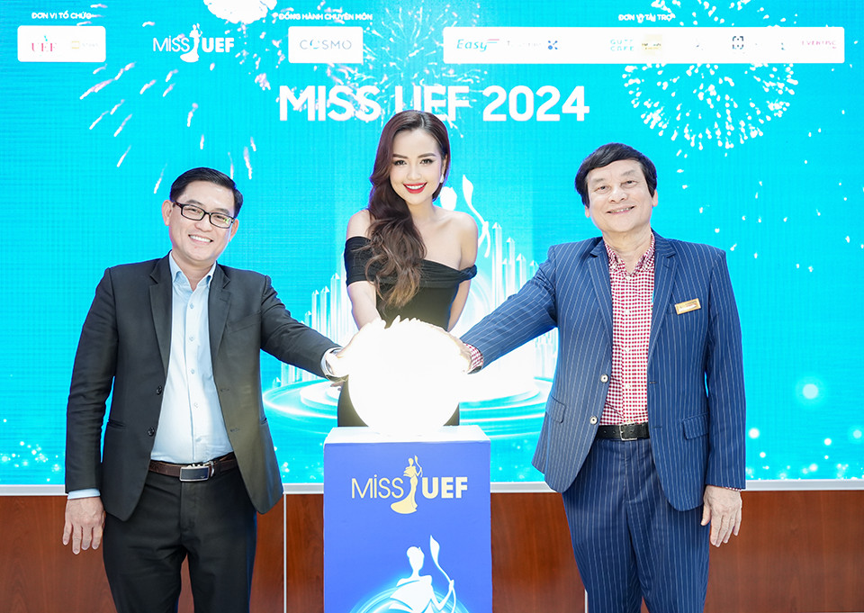 Cuộc thi Hoa khôi sinh viên năm 2024 - Miss UEF 2024 nhận hồ sơ đăng ký đến ngày 8/11. Cuộc thi Hoa khôi sinh viên năm 2024 - Miss UEF 2024 nhận hồ sơ đăng ký đến ngày 8/11.