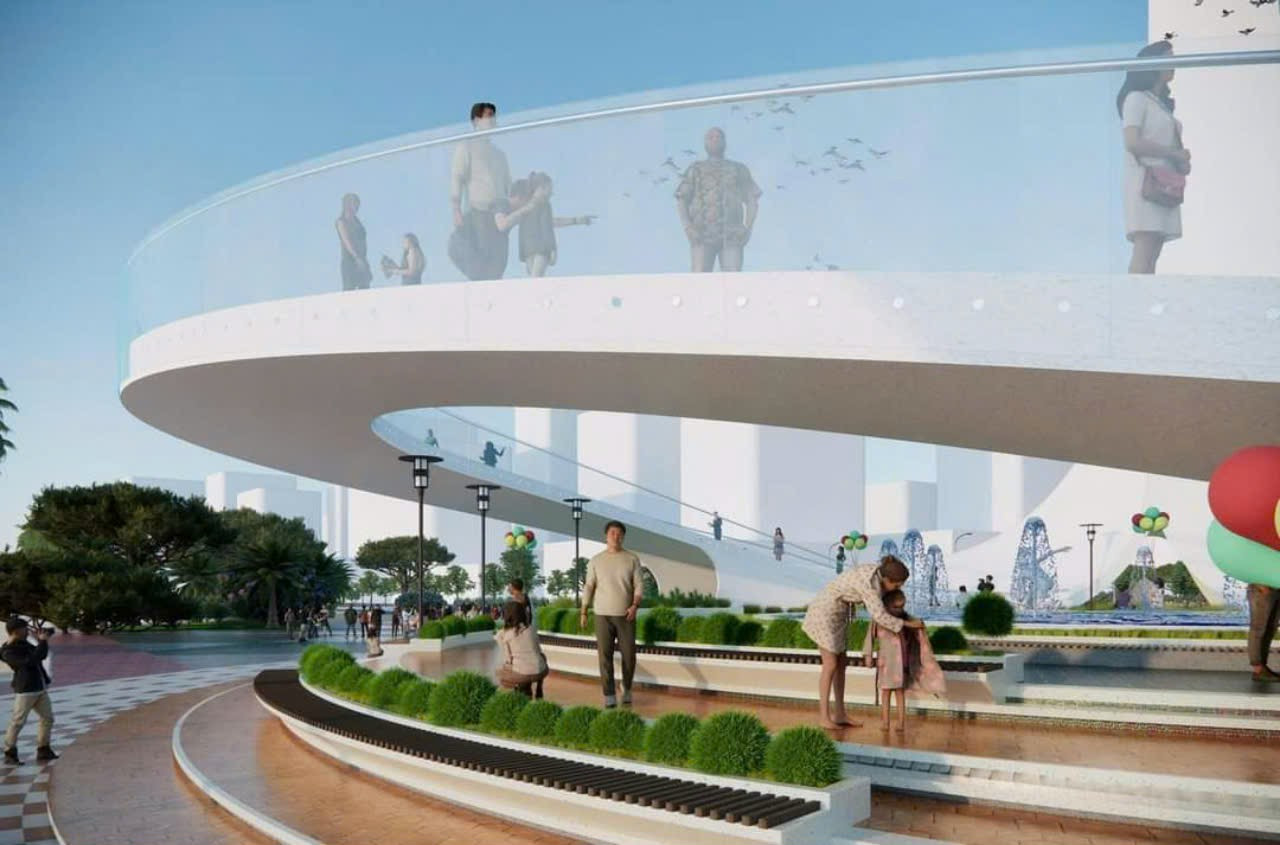 Khối đế công trình là tầng hầm gồm khu nhà điều hành, phòng chức năng hệ thống MEP, khu vệ sinh công cộng... Khối đế công trình là tầng hầm gồm khu nhà điều hành, phòng chức năng hệ thống MEP, khu vệ sinh công cộng...