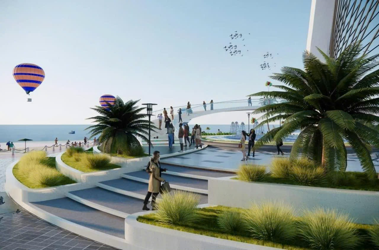 Hình tượng hai ngọn núi được nhóm tác giả lồng ghép vào tên của công trình mang ý nghĩa mây ngang trời, liên hệ gần gũi với hình ảnh cổng trời. Hình tượng hai ngọn núi được nhóm tác giả lồng ghép vào tên của công trình mang ý nghĩa mây ngang trời, liên hệ gần gũi với hình ảnh cổng trời.