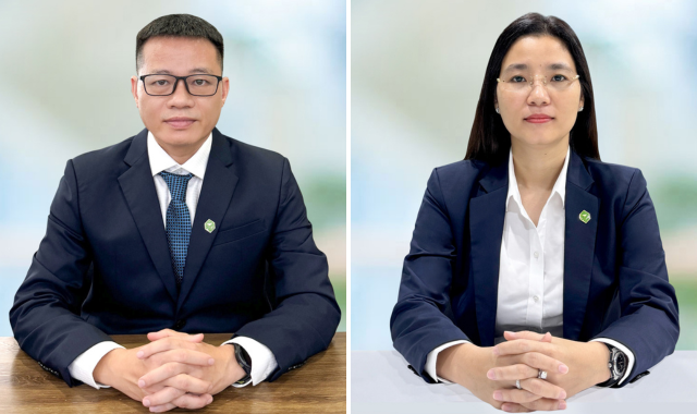 Ông Cao Trần Duy Nam và bà Trần Thị Thanh Vân.