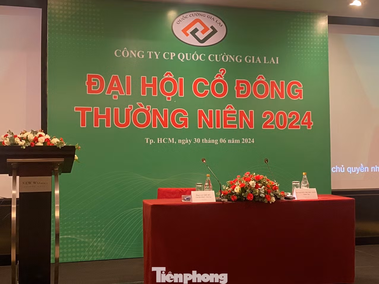 Đại hội cổ đông Quốc Cường Gia Lai không đủ điều kiện tiến hành.