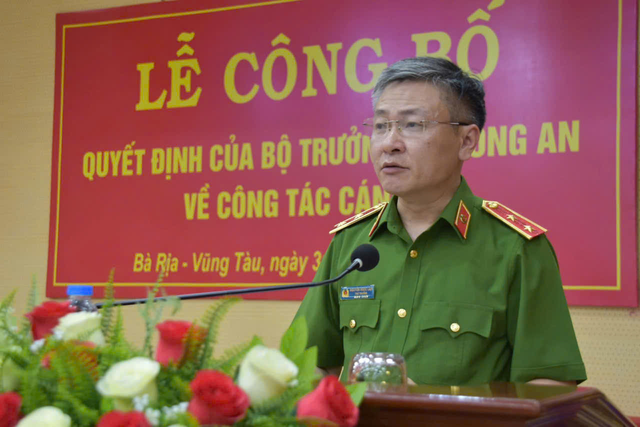 Thứ trưởng Nguyễn Ngọc Lâm phát biểu tại buổi lễ.