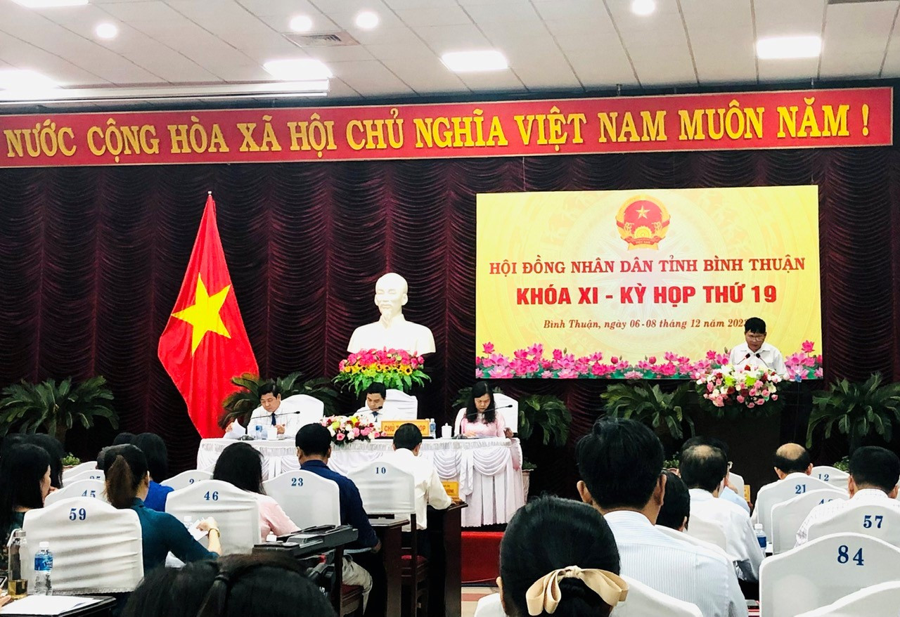 HĐND tỉnh Bình Thuận đã thông qua các dự thảo nghị quyết đảm bảo chất lượng, sát hợp với thực tiễn, đánh giá hiệu quả hoạt động của các cơ quan nhà nước ở địa phương trong năm 2023.
