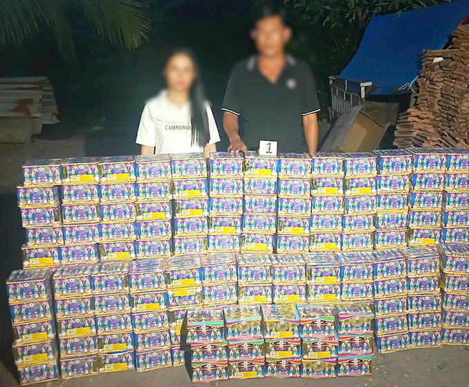 Số tang vật thu tại nhà Nguyễn Văn Quyền.