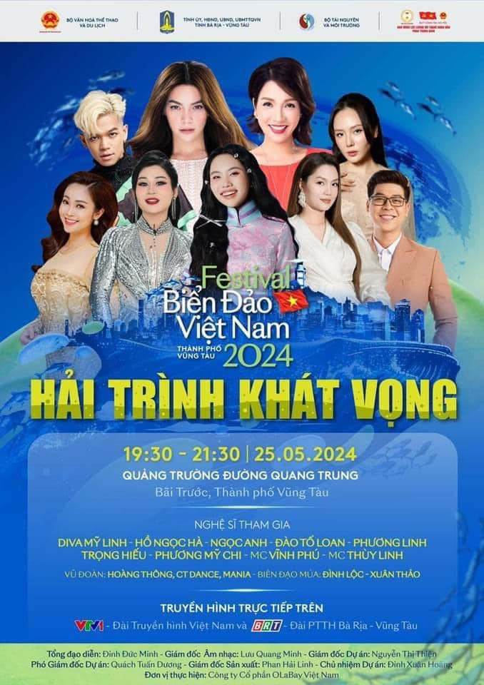 “Festival Biển đảo Việt Nam - thành phố Vũng Tàu 2024” được quảng cáo hoành tráng.