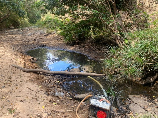 Khu vực lòng hồ dự án hồ chứa nước Ka Pét (huyện Hàm Thuận Nam, Bình Thuận).