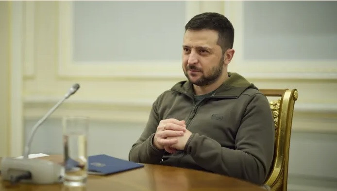 Tổng thống Ukraine Volodymir Zelensky