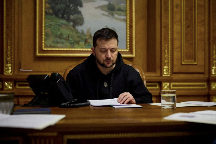 Tổng thống Ukraine Volodymir Zelensky