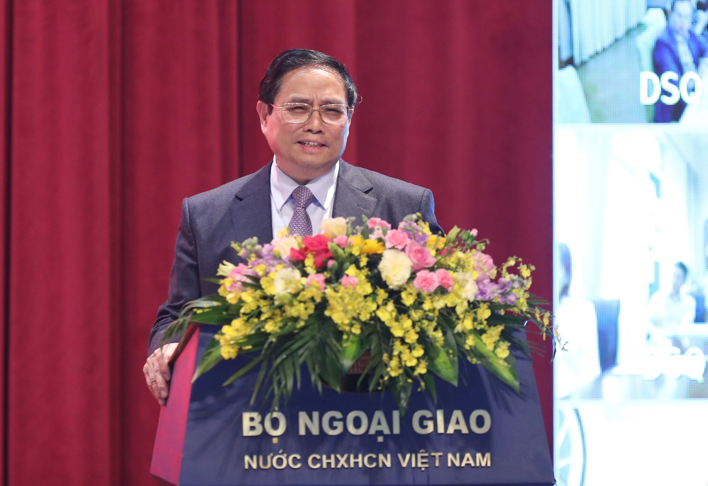 Thủ tướng Phạm Minh Chính phát biểu tại hội nghị. (Ảnh: Như Ý)