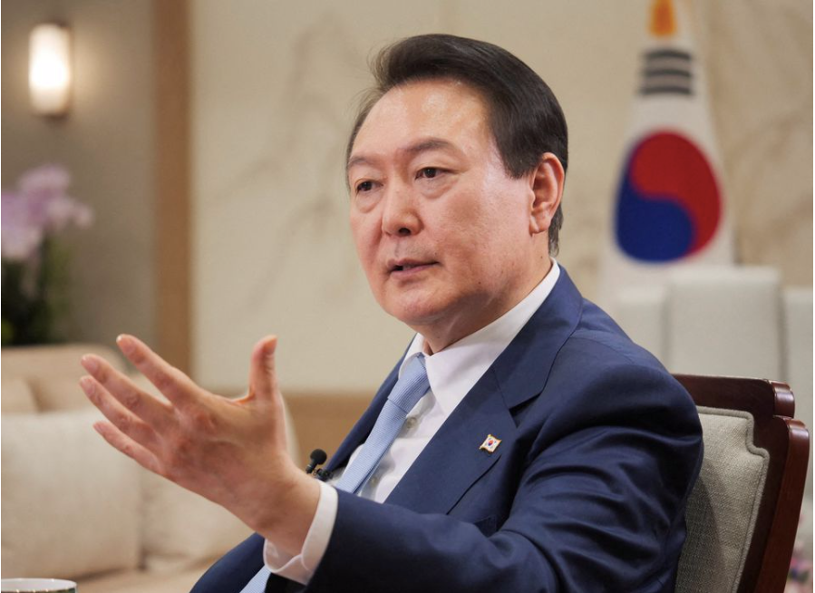 Tổng thống Hàn Quốc Yoon Suk-yeol. (Ảnh: Reuters) Tổng thống Hàn Quốc Yoon Suk-yeol. (Ảnh: Reuters)