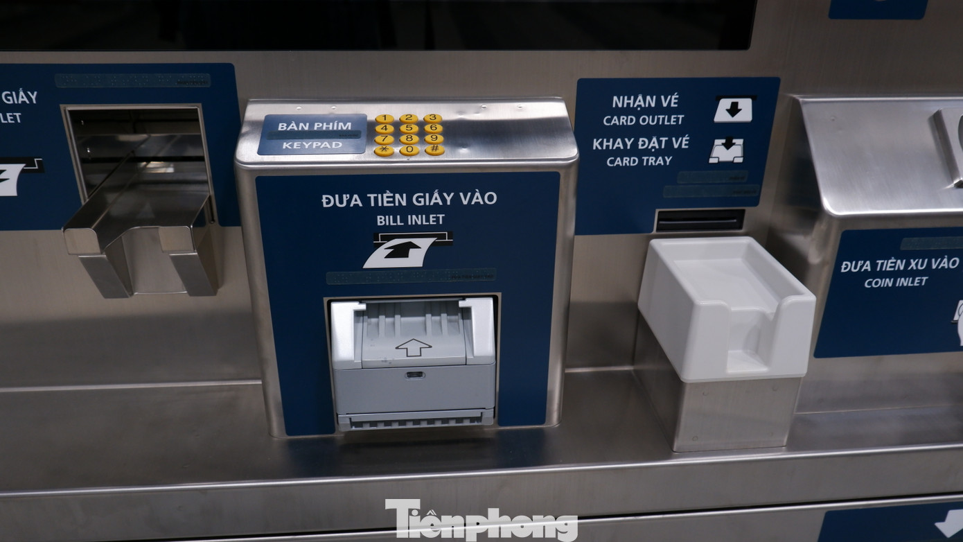 Thông tin trên máy bán vé được thể hiện chi tiết, cụ thể.