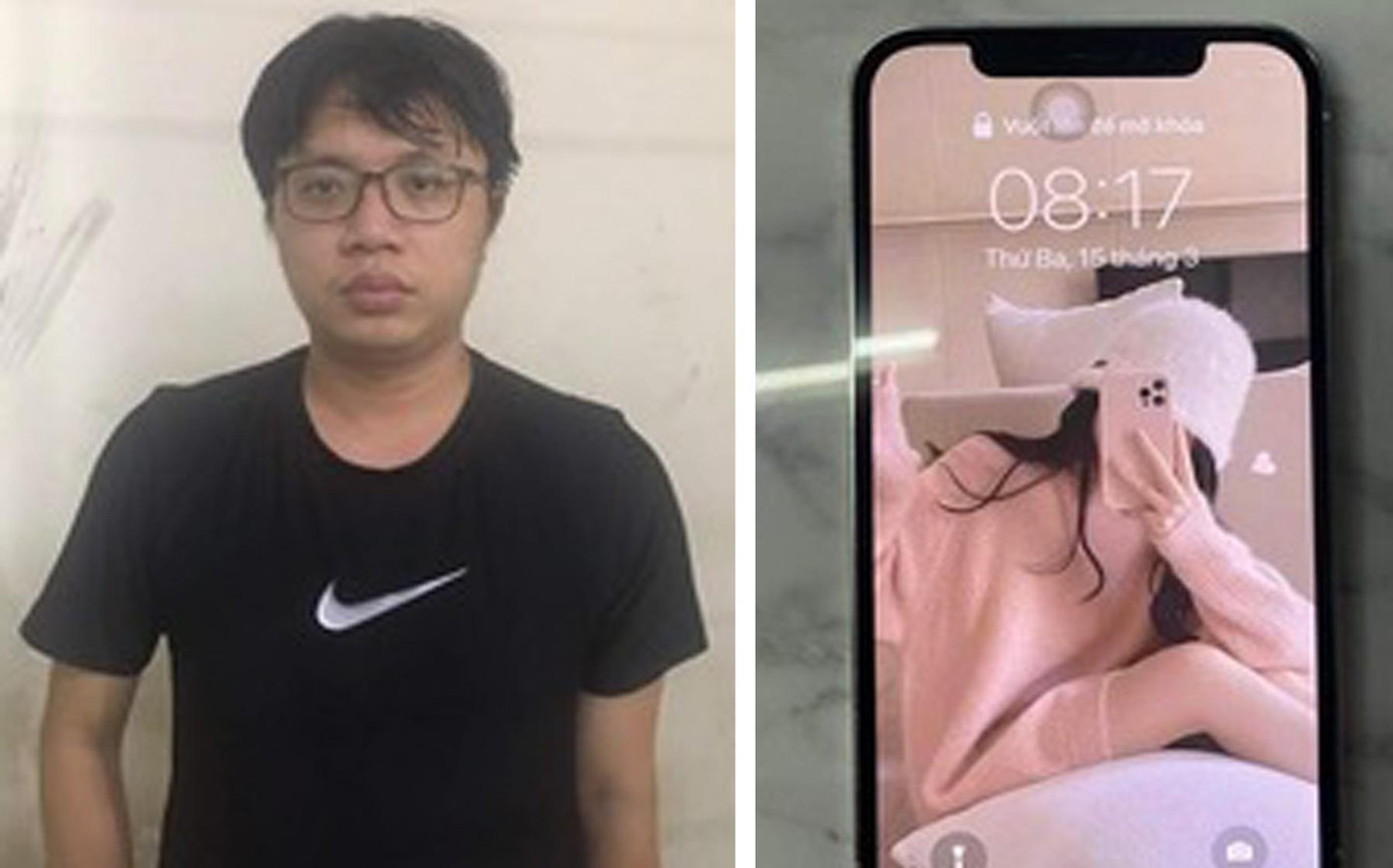 Phương và tang vật tại cơ quan Công an.