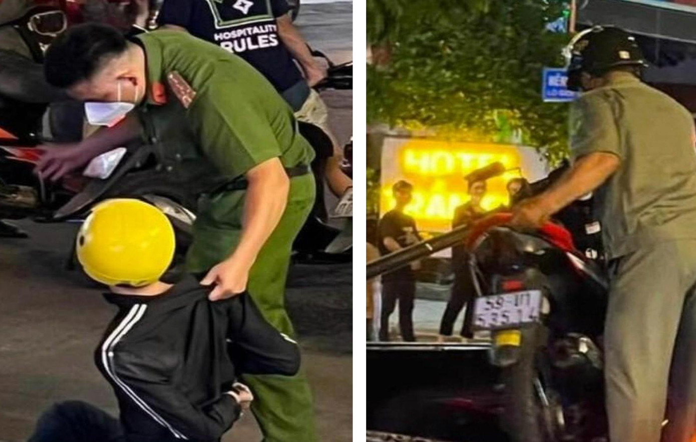 Cướp bị hai cô gái truy đuổi khống chế.