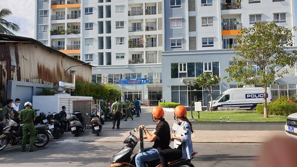 Chung cư xảy ra vụ cháy.