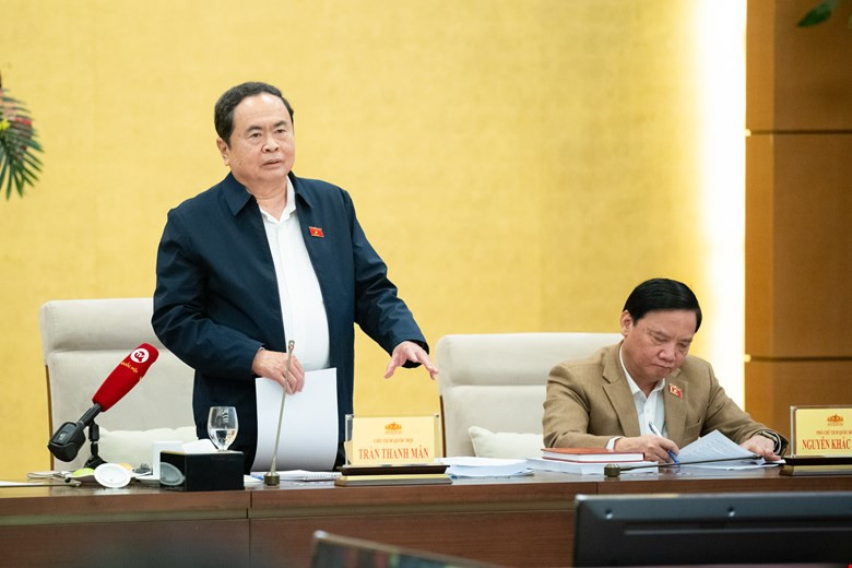 Chủ tịch Quốc hội Trần Thanh Mẫn. Ảnh: QH. Chủ tịch Quốc hội Trần Thanh Mẫn. Ảnh: QH.