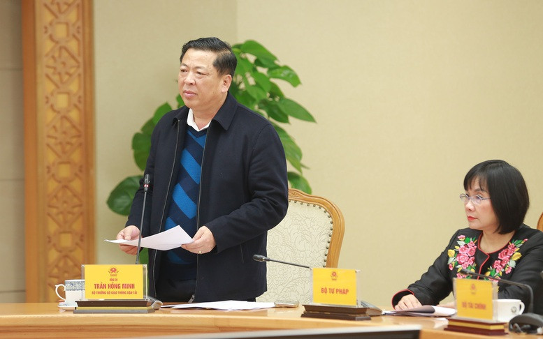 Bộ trưởng Bộ GTVT Trần Hồng Minh. Ảnh: Minh Khôi