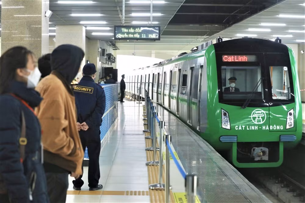 Đến năm 2035, Hà Nội đưa vào khai thác khoảng 397,8 km đường sắt đô thị.