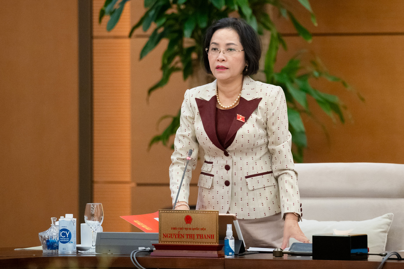 Phó Chủ tịch Quốc hội Nguyễn Thị Thanh. Ảnh: QH