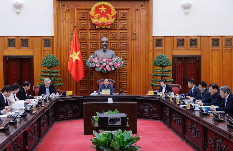 Thủ tướng chủ trì phiên họp Ban Chỉ đạo sắp xếp, tinh gọn bộ máy của Chính phủ. Ảnh: Nhật Bắc Thủ tướng chủ trì phiên họp Ban Chỉ đạo sắp xếp, tinh gọn bộ máy của Chính phủ. Ảnh: Nhật Bắc