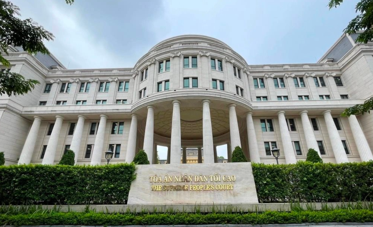 Trụ sở của Tòa án nhân dân tối cao. Ảnh: IT