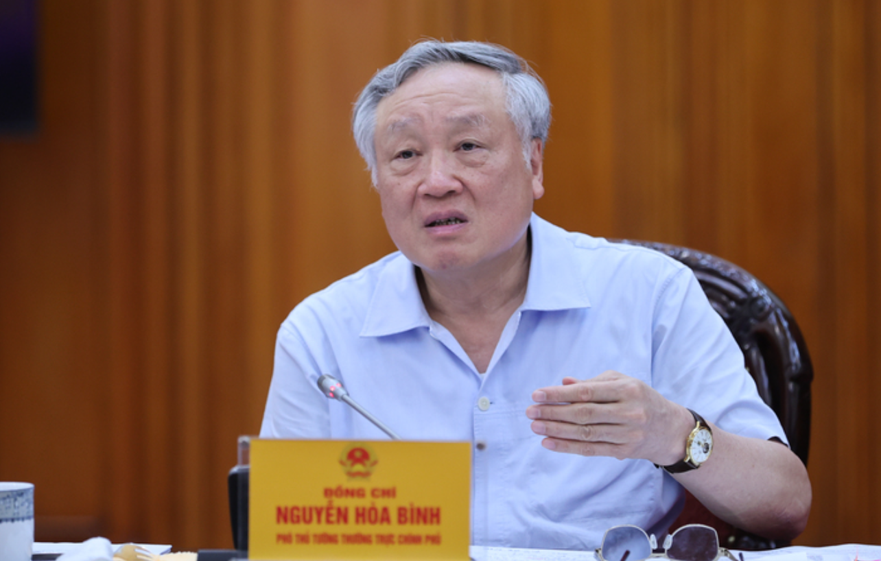 Phó Thủ tướng Thường trực Nguyễn Hòa Bình (Ảnh: VGP) Phó Thủ tướng Thường trực Nguyễn Hòa Bình (Ảnh: VGP)