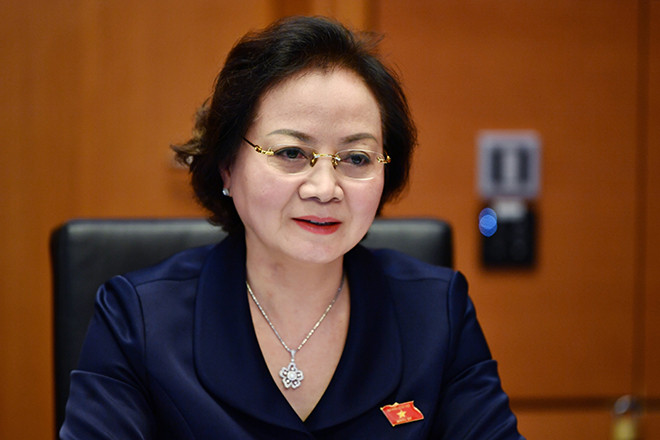 Bộ trưởng Nội vụ Phạm Thị Thanh Trà. Ảnh: PV