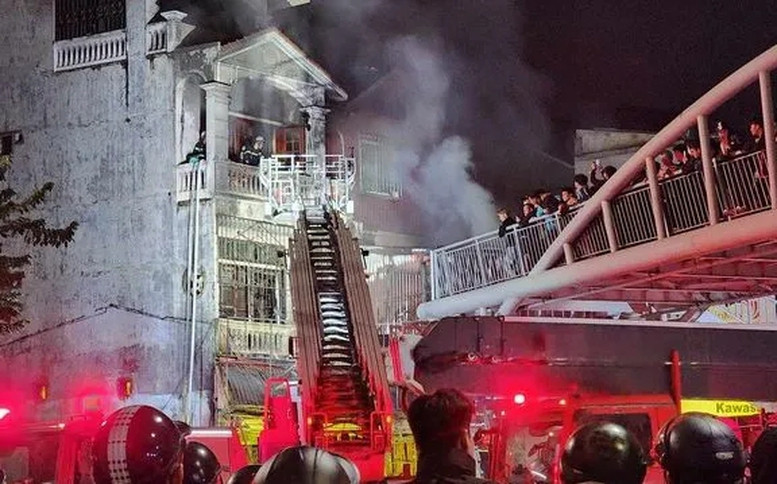 Hiện trường xảy ra vụ cháy đặc biệt nghiêm trọng.