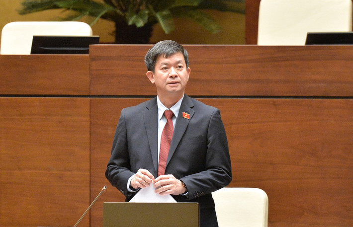 Tổng Thư ký Quốc hội Lê Quang Tùng phát biểu. Ảnh: Hồ Long