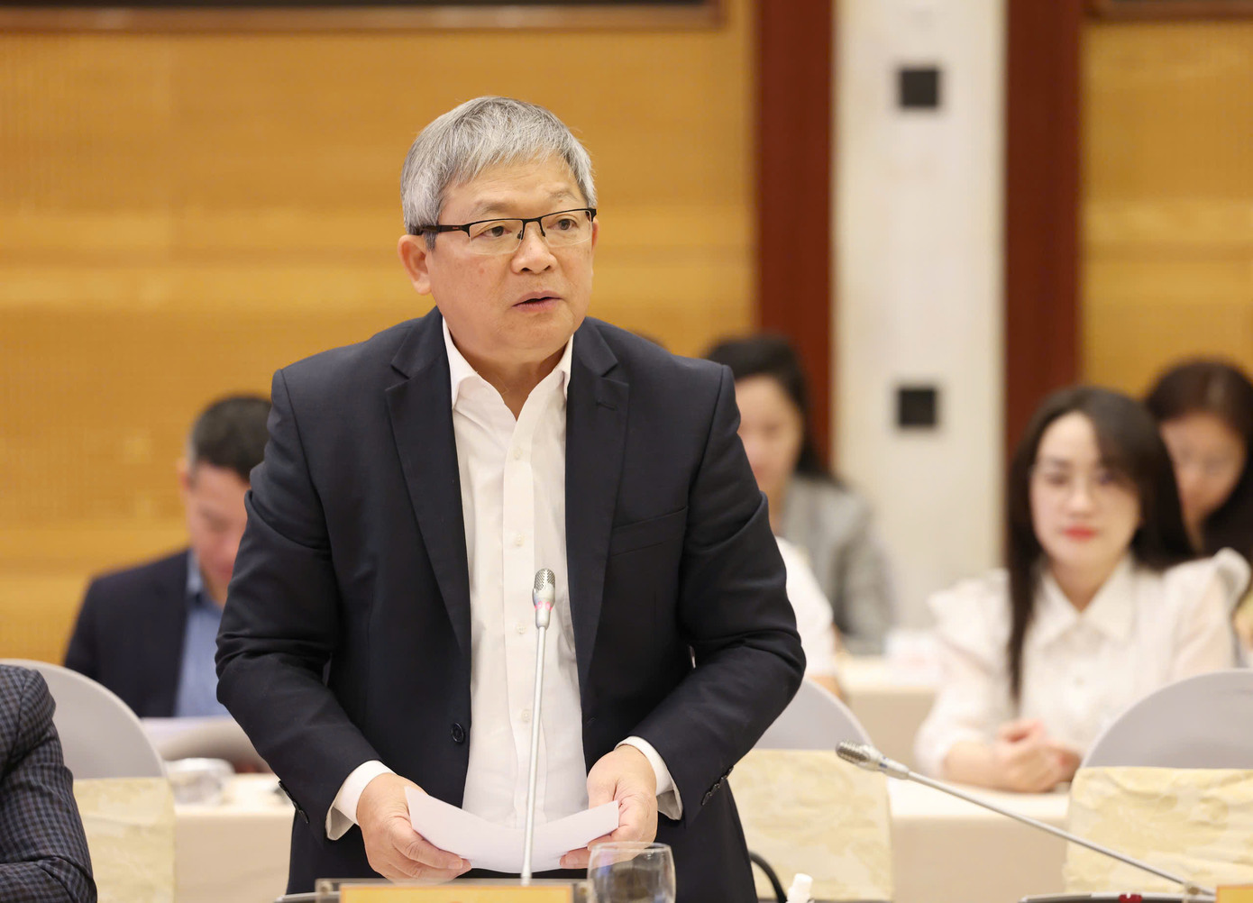 Thiếu tướng Hoàng Anh Tuyên, Phó Chánh Văn phòng, Người phát ngôn Bộ Công an. Ảnh Như Ý