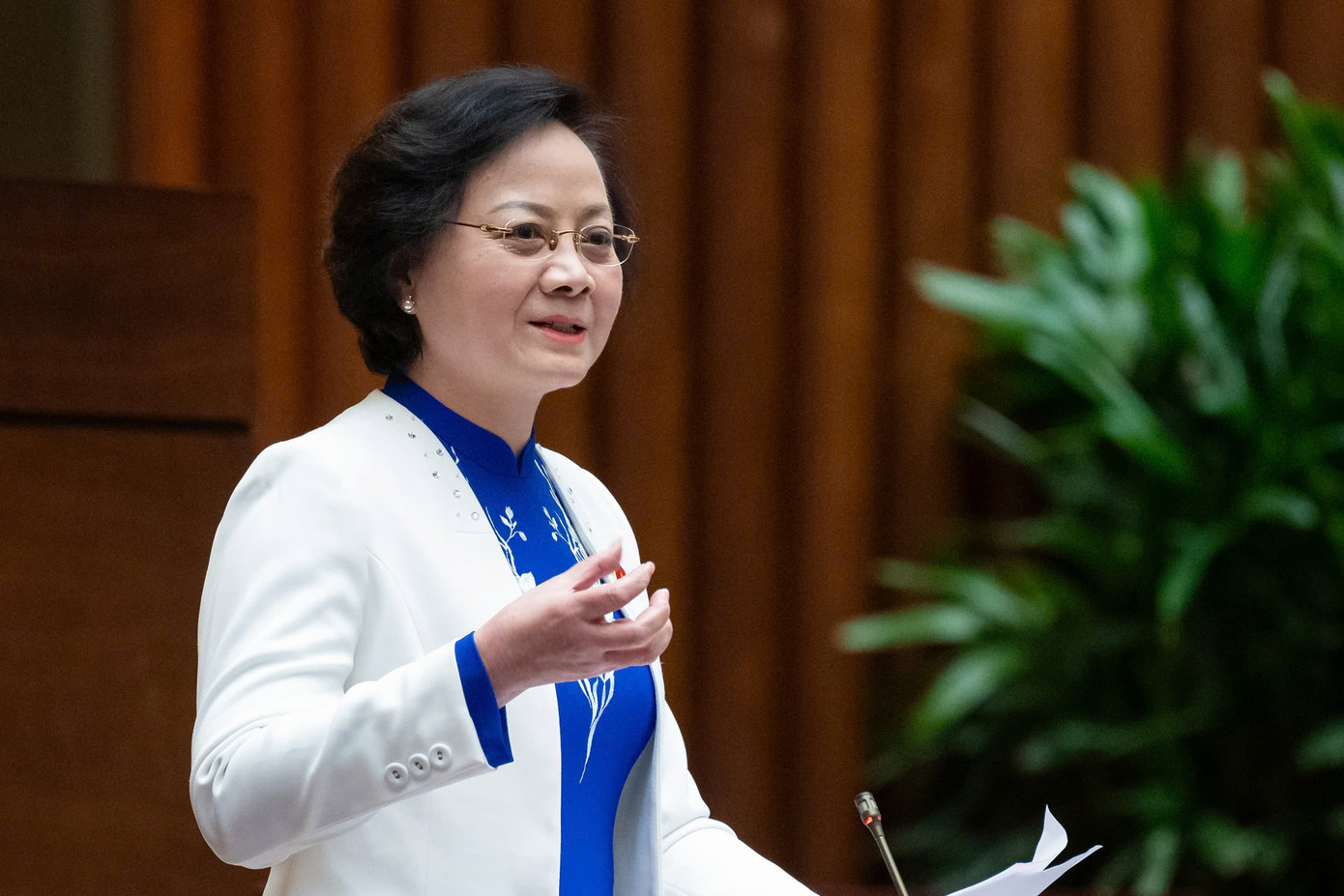 Bộ trưởng Nội vụ Phạm Thị Thanh Trà. Ảnh: QH Bộ trưởng Nội vụ Phạm Thị Thanh Trà. Ảnh: QH