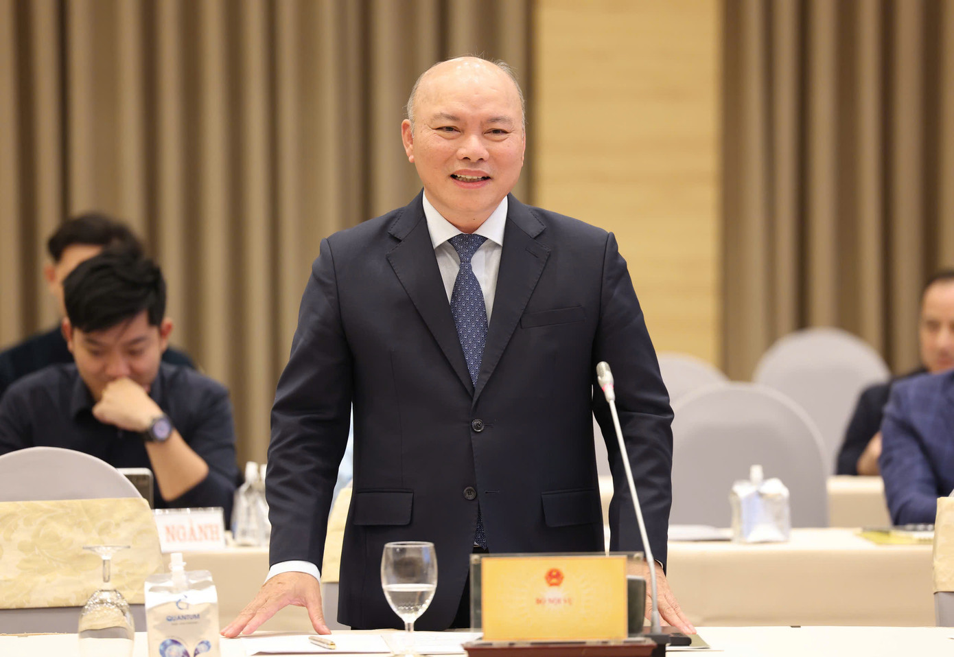 Chánh Văn phòng, Người phát ngôn Bộ Nội vụ Vũ Đăng Minh. Ảnh: Như Ý Chánh Văn phòng, Người phát ngôn Bộ Nội vụ Vũ Đăng Minh. Ảnh: Như Ý