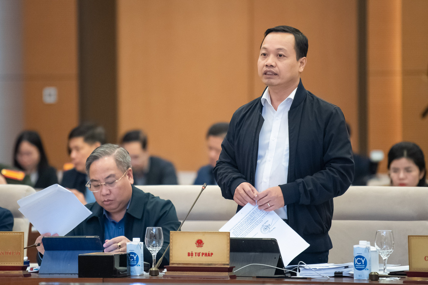 Thứ trưởng Bộ Tư pháp Trần Tiến Dũng. Ảnh: QH