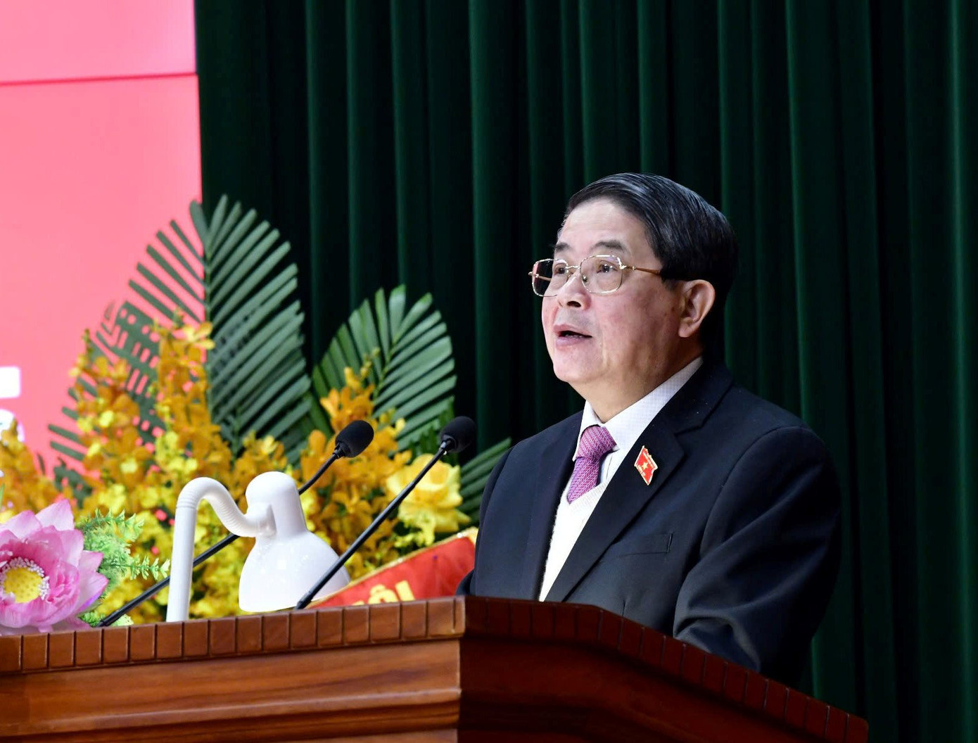 Phó Chủ tịch Quốc hội Nguyễn Đức Hải phát biểu tại hội nghị. Phó Chủ tịch Quốc hội Nguyễn Đức Hải phát biểu tại hội nghị.