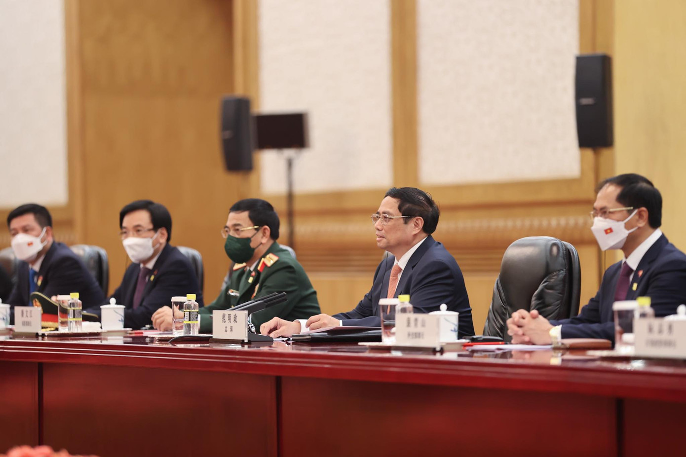 Thủ tướng Phạm Minh Chính tại hội đàm.