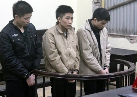 Nguyễn Tiến Dũng, Lê Ngọc Khải và Lê Văn Thanh tại tòa