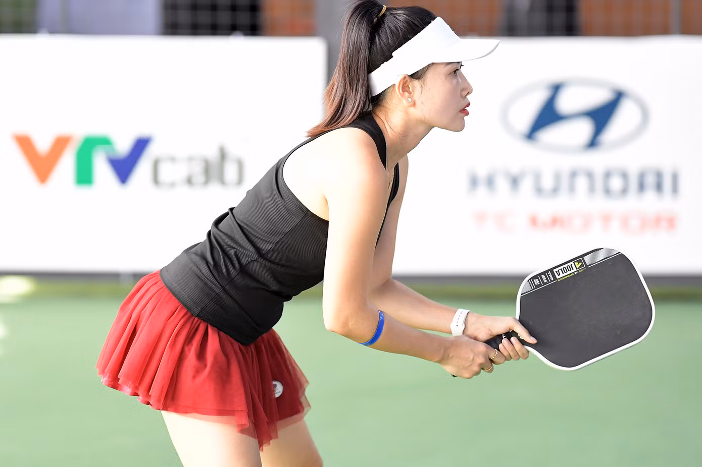 Vận động viên Hải Yến (Vũng Tàu, TP. HCM) nổi bật tại giải đấu.