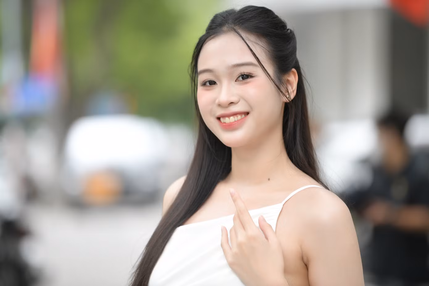 Lê Hoàng Khánh Linh, người đẹp Tuyên Quang tự tin vào Chung kết Hoa hậu Việt Nam 2024. Ảnh: DƯƠNG TRIỀU