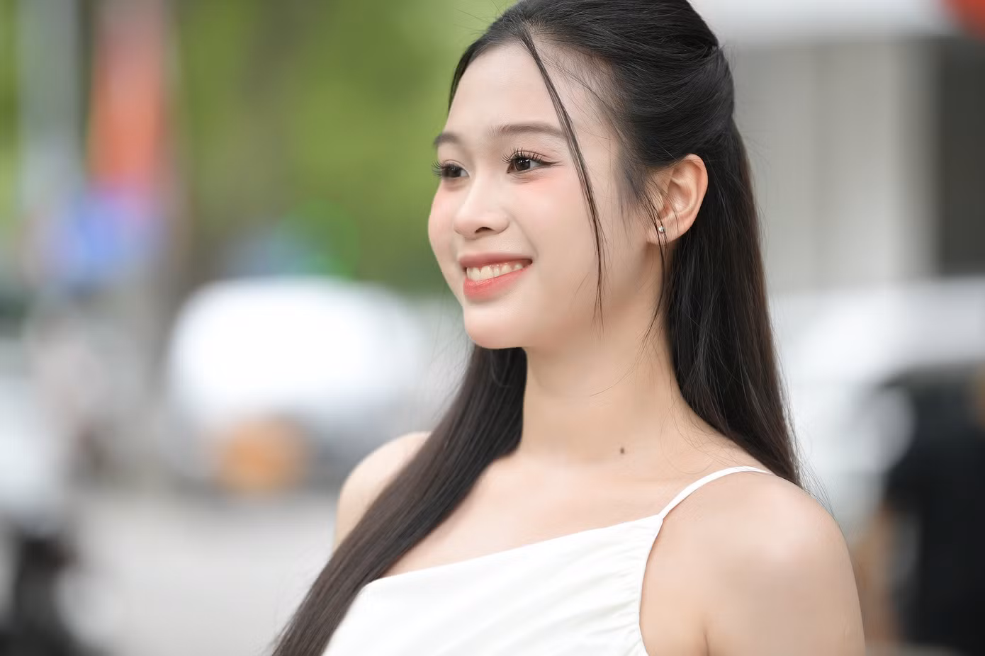 Lê Hoàng Khánh Linh, người đẹp Tuyên Quang tự tin vào Chung kết Hoa hậu Việt Nam 2024. Ảnh: DƯƠNG TRIỀU