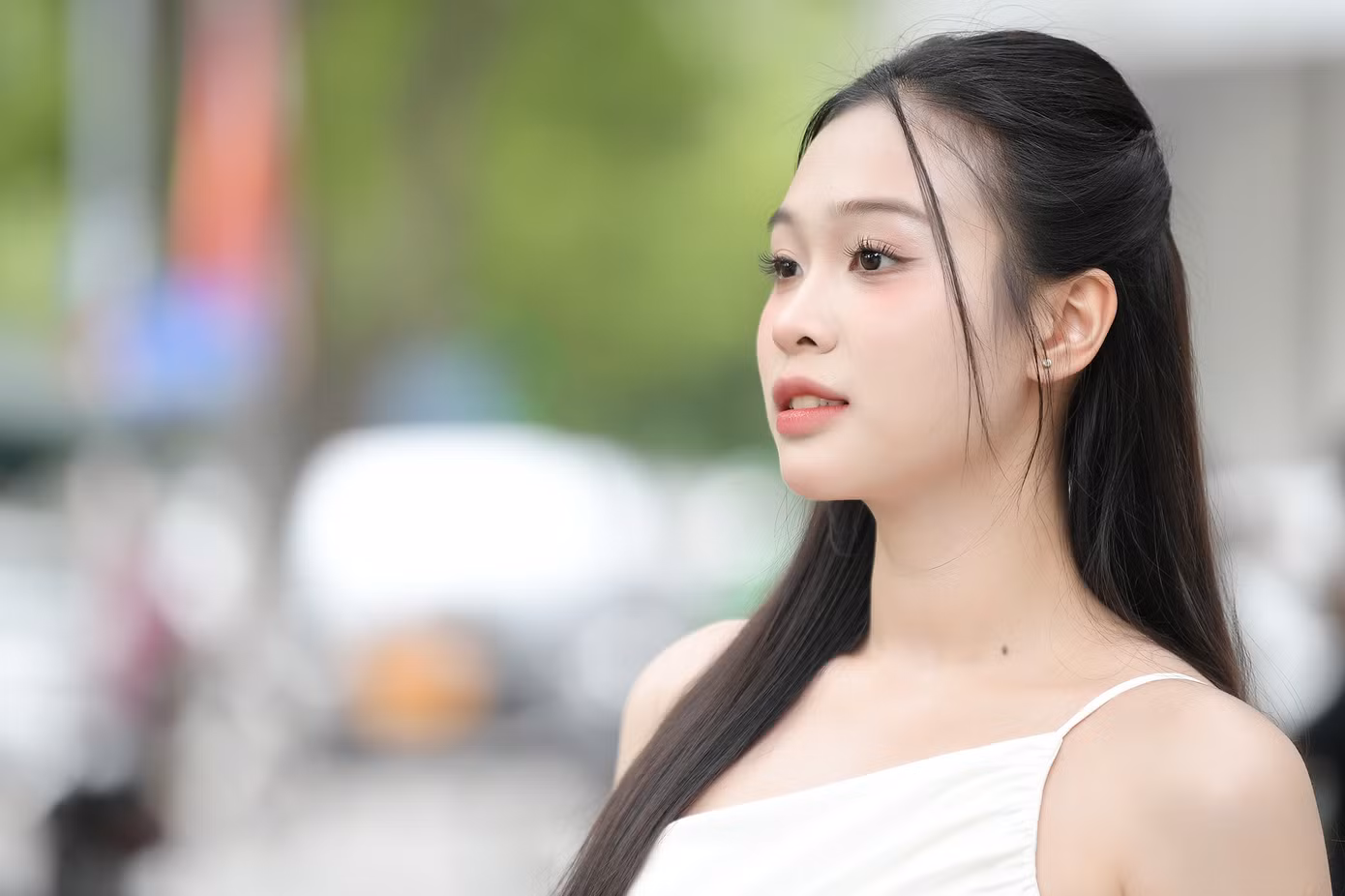 Lê Hoàng Khánh Linh, người đẹp Tuyên Quang tự tin vào Chung kết Hoa hậu Việt Nam 2024. Ảnh: DƯƠNG TRIỀU