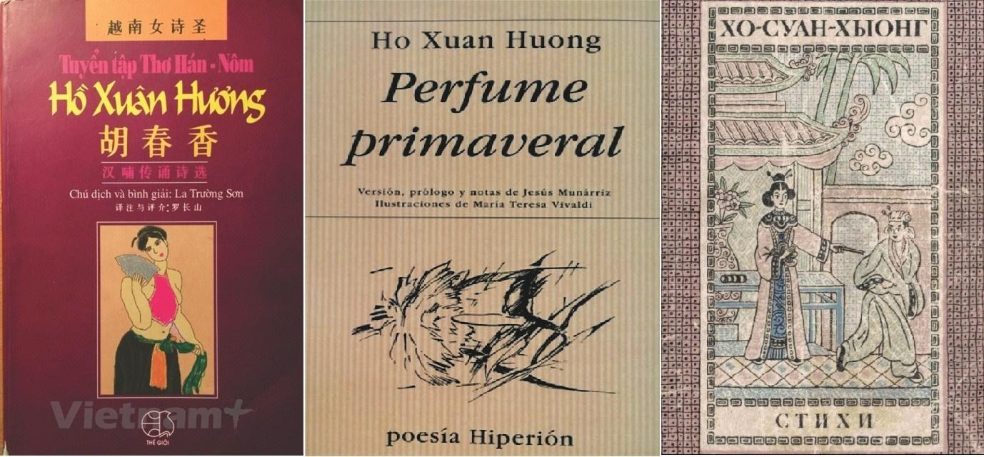 Thơ Hồ Xuân Hương bản tiếng Trung, Pháp, Nga