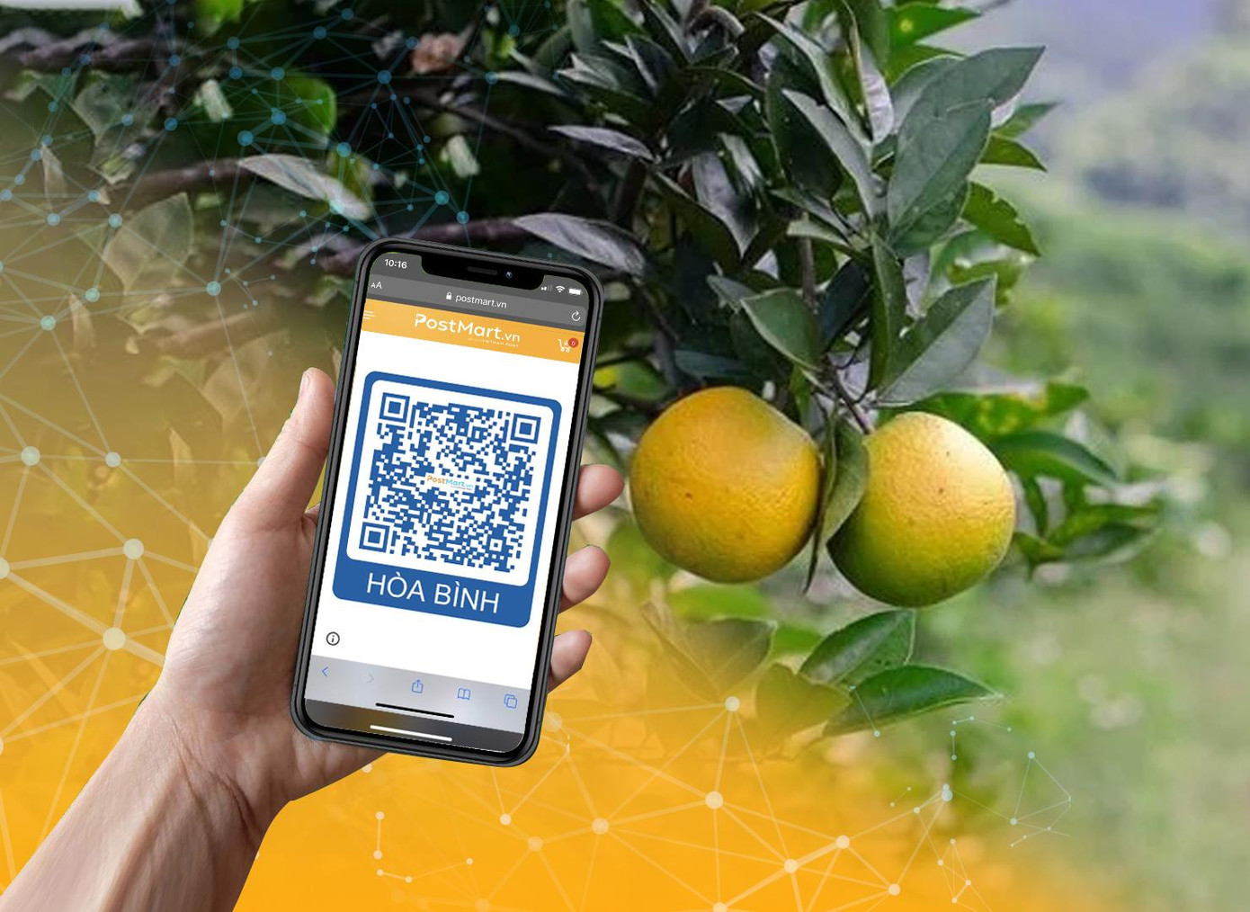 Mã QR code sẽ giúp cho việc lập tài khoản trên sàn TMĐT Postmart tiện lợi, an toàn hơn Mã QR code sẽ giúp cho việc lập tài khoản trên sàn TMĐT Postmart tiện lợi, an toàn hơn
