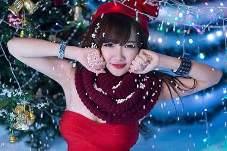 Nữ sinh ĐH Văn hóa xinh đẹp trong bộ ảnh đón Noel ảnh 6