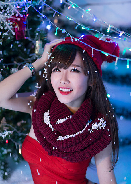 Nữ sinh ĐH Văn hóa xinh đẹp trong bộ ảnh đón Noel ảnh 4