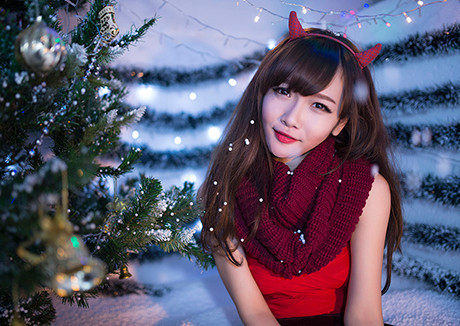 Nữ sinh ĐH Văn hóa xinh đẹp trong bộ ảnh đón Noel ảnh 9