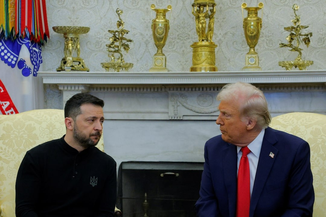 Hai nhà lãnh đạo tranh cãi nảy lửa. (Ảnh: Reuters) Hai nhà lãnh đạo tranh cãi nảy lửa. (Ảnh: Reuters)