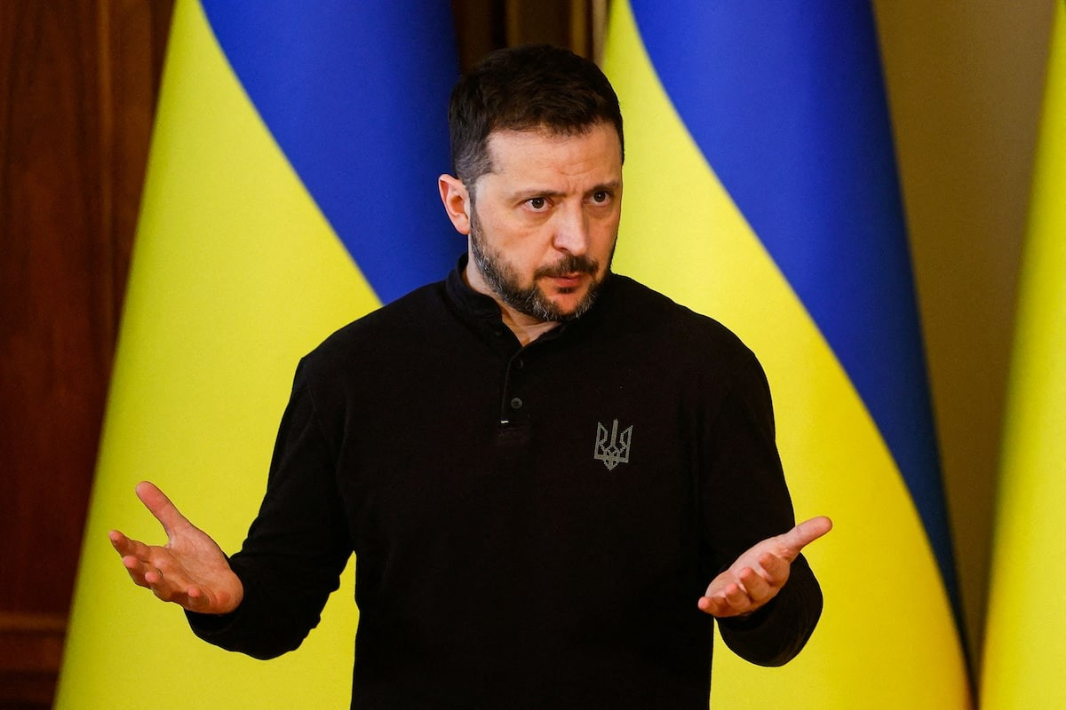 Tổng thống Ukraine Volodymyr Zelensky. (Ảnh: Reuters) Tổng thống Ukraine Volodymyr Zelensky. (Ảnh: Reuters)